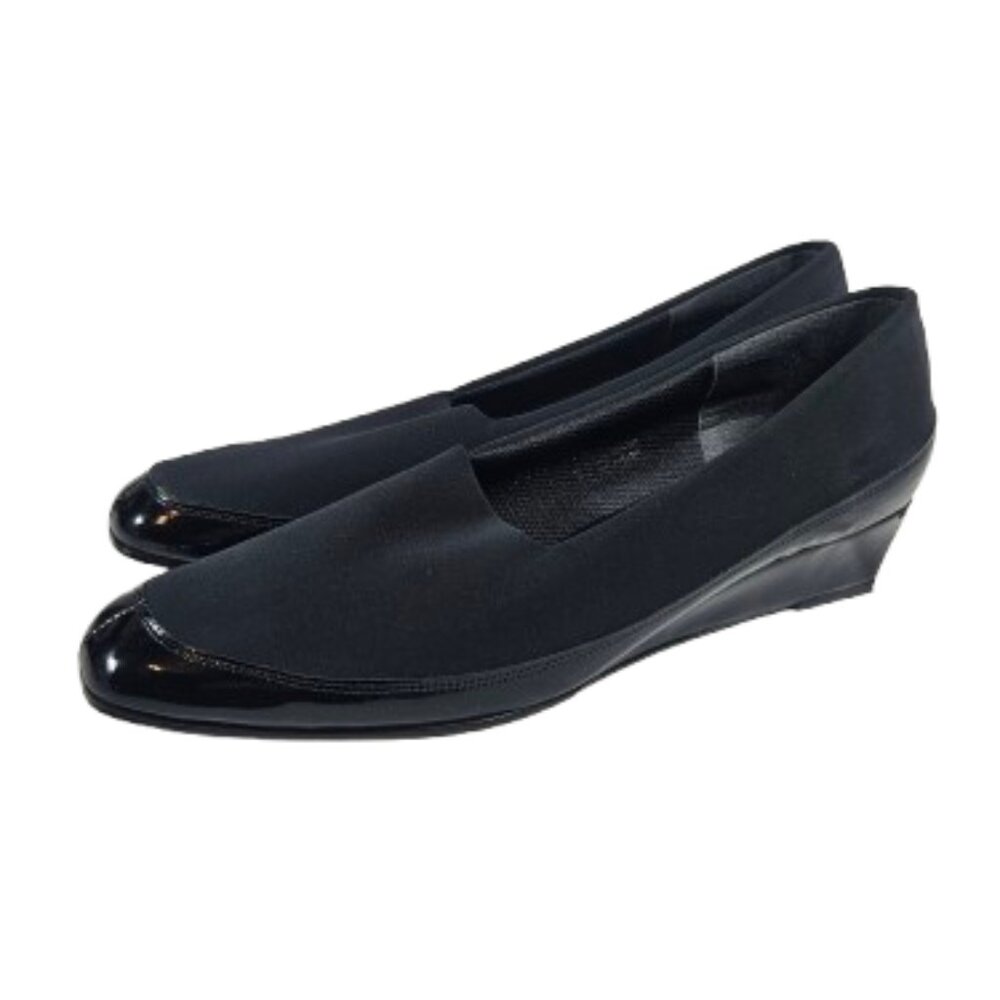 California Magdesians Black Low Heel Shoes Women's Size 11 USA